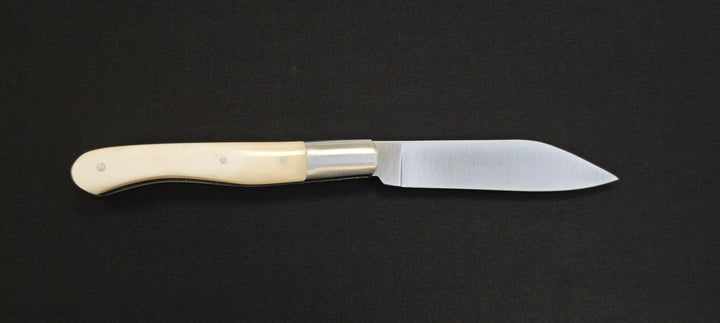 L'Aurillac par le Fidèle - Couteau pliant de poche manche en os véritable - Réf : AUOS