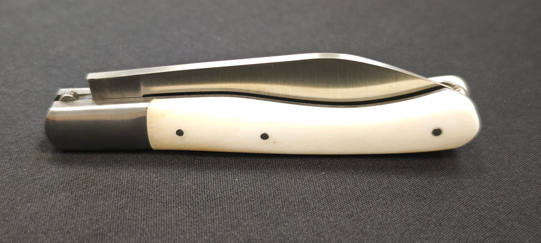 L'Aurillac par le Fidèle - Couteau pliant de poche manche en os véritable - Réf : AUOS