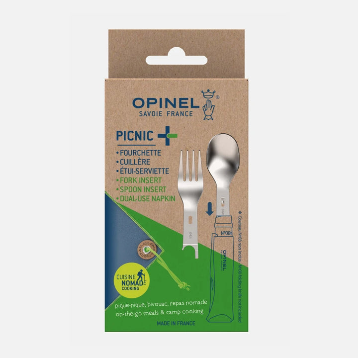 Opinel - Accessoires Picnic +  (fourchette + cuillère) sans couteau