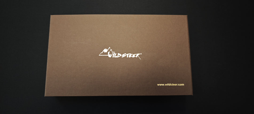 Wildsteer Baby Wild – Couteau EDC/Outdoor - Manche Pakkawood cocobolo - 20ème anniversaire - Numéroté :