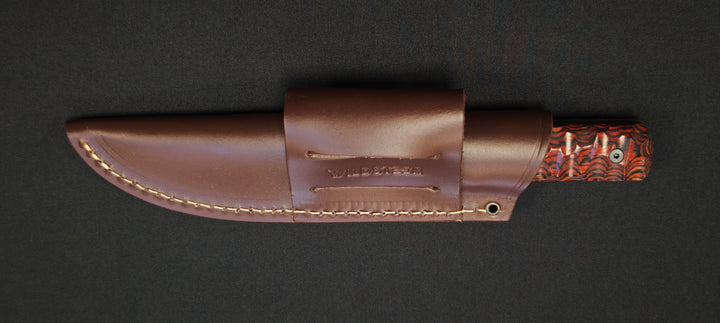 Wildsteer Baby Wild – Couteau EDC/Outdoor - Manche Pakkawood cocobolo - 20ème anniversaire - Numéroté :