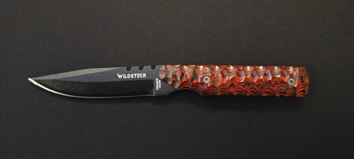 Wildsteer Baby Wild – Couteau EDC/Outdoor - Manche Pakkawood cocobolo - 20ème anniversaire - Numéroté :