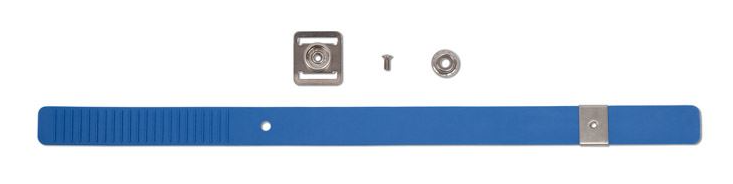Bande plastique EUROFLEX bleu taille L réf 48202100500
