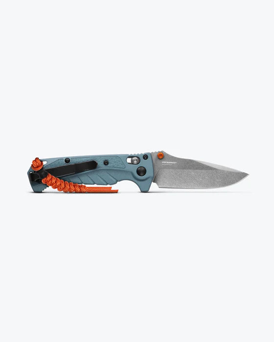 Benchmade 18065 Mini Adira – Couteau Pliant Bleu Grivory MagnaCut