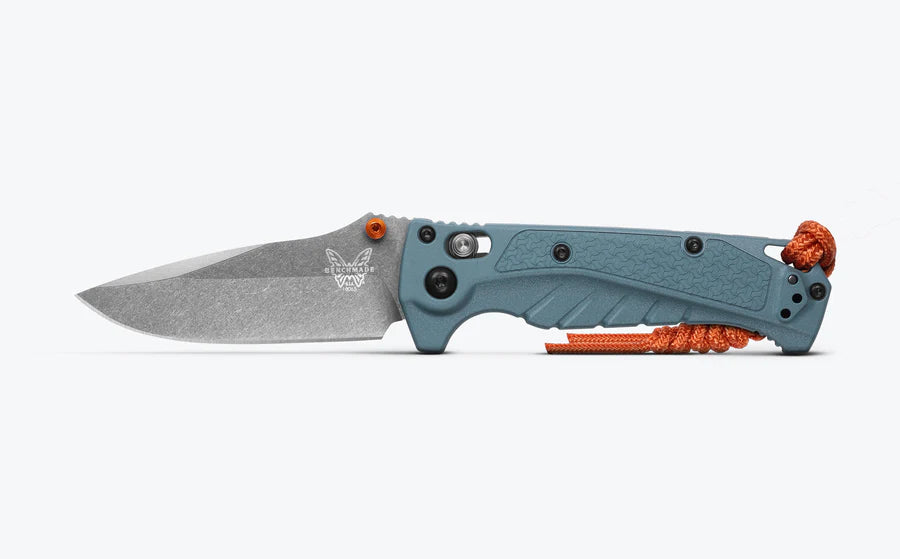Benchmade 18065 Mini Adira – Couteau Pliant Bleu Grivory MagnaCut
