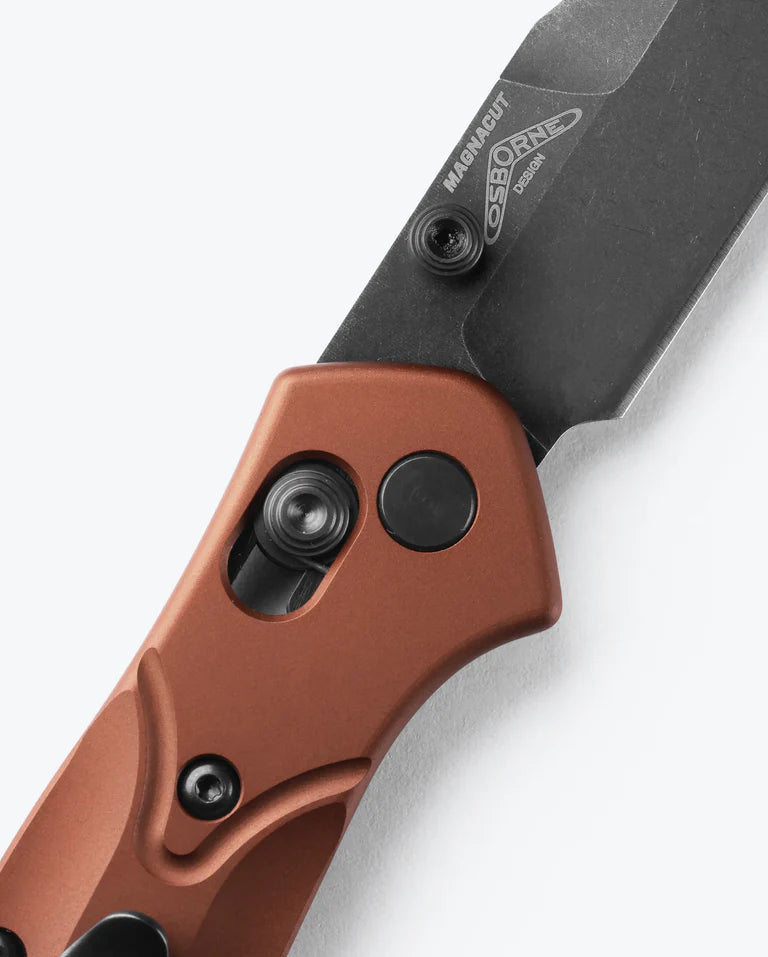 Benchmade 940BK-03 Couteau pliant OSBORNE, Burnt Copper Alu