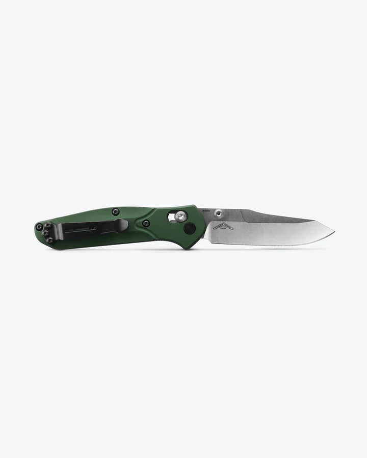 Benchmade 945 Mini Osborne Couteau pliant manche vert