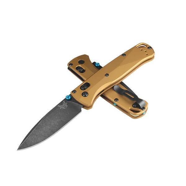Benchmade 535BK-07 Bugout Burnt Brass - Coutellerie Marcin
