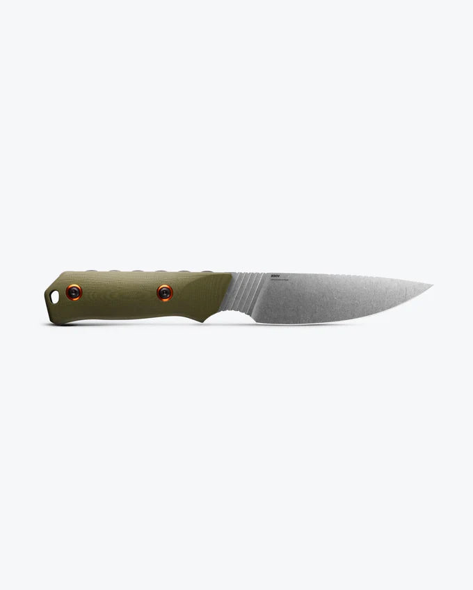 Benchmade 15600-01 RAGHORN, Couteau à lame fixe OD Green G10, CPM-S30V
