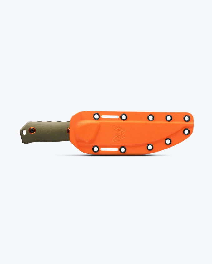 Benchmade 15600-01 RAGHORN, Couteau à lame fixe OD Green G10, CPM-S30V