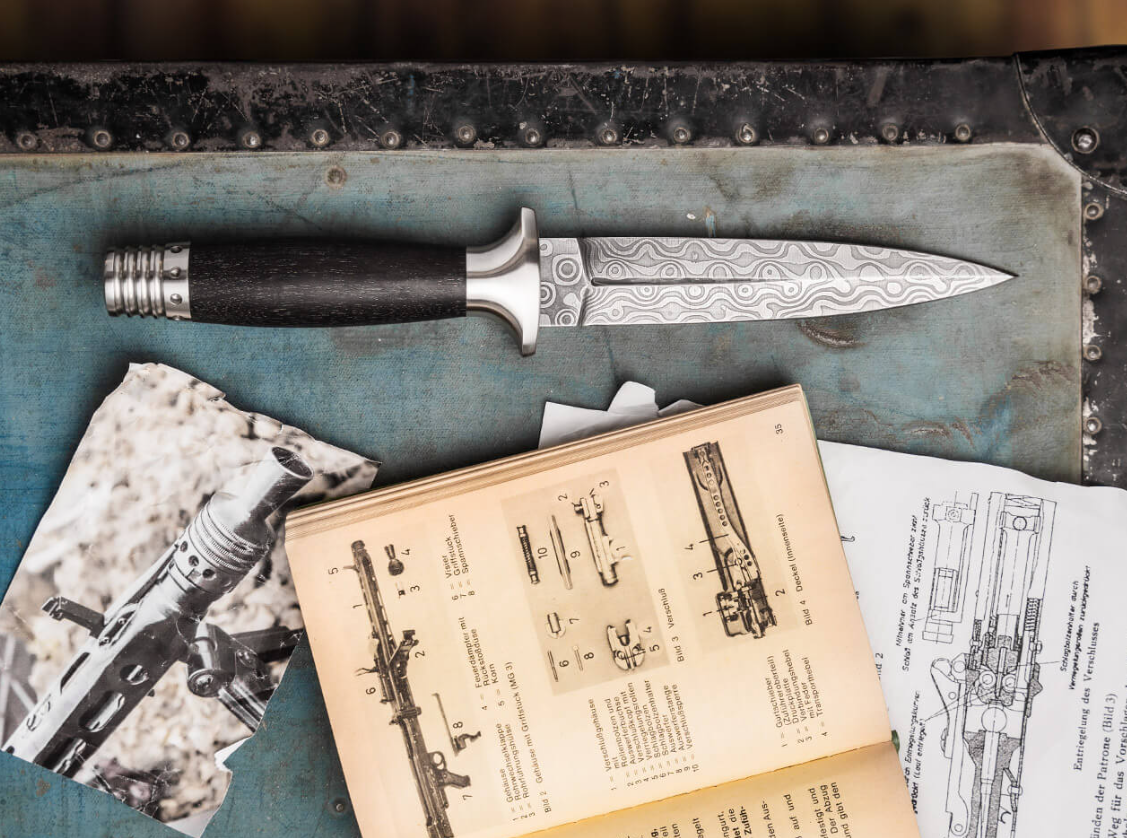Boker 121506DAM MG-42 Damast Dagger
