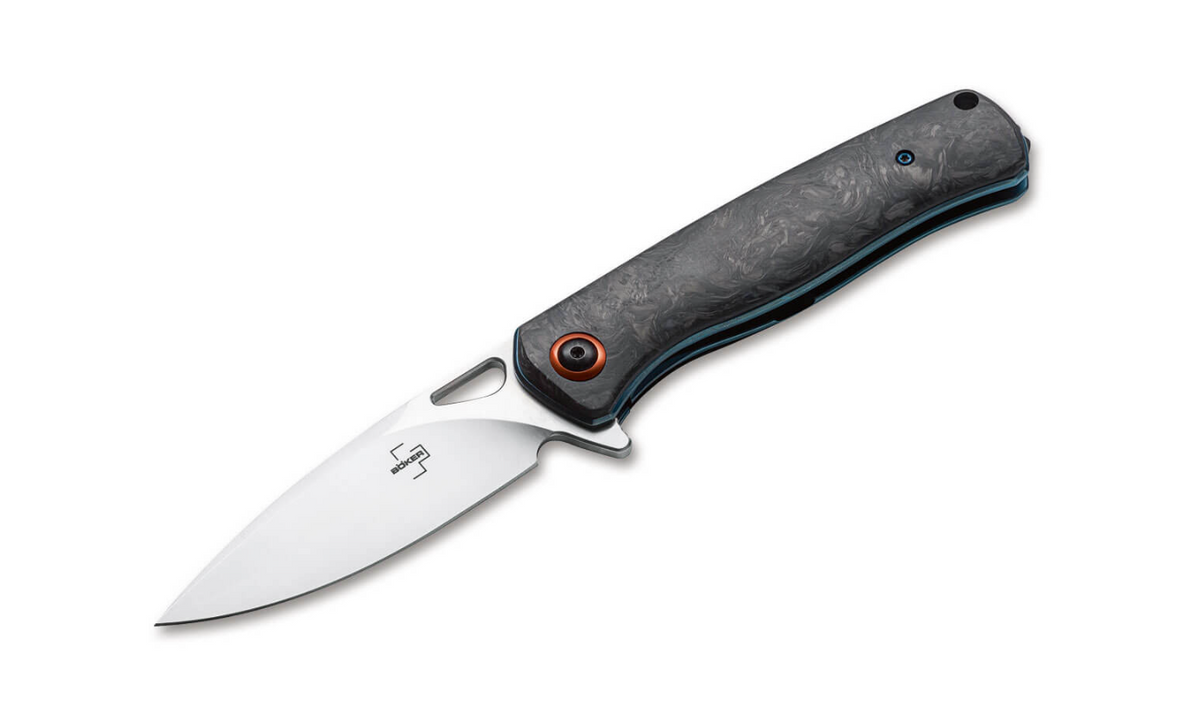 Böker Plus Nebula 01BO319, couteau pliant D2 et carbone