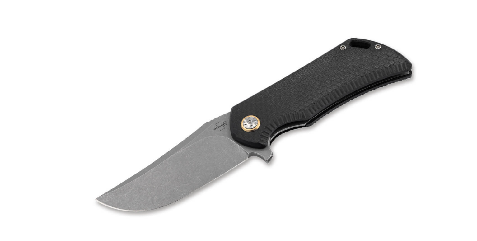Couteau pliant Böker Plus Golem 01BO192 lame D2 manche G10