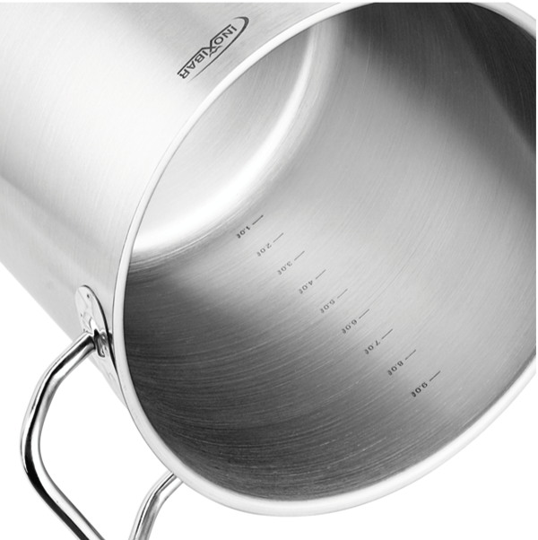 Inoxibar 65627 – braisière inox Professional Line, vue détaillée