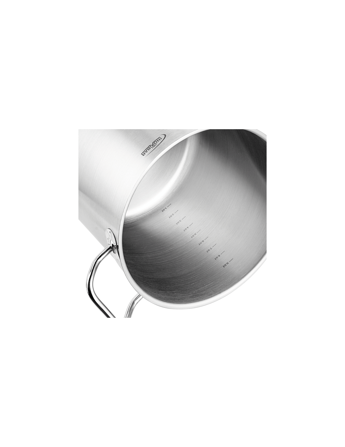 Inoxibar Marmite Diamètre 24 cm , Hauteur 24 cm - Coutellerie Marcin