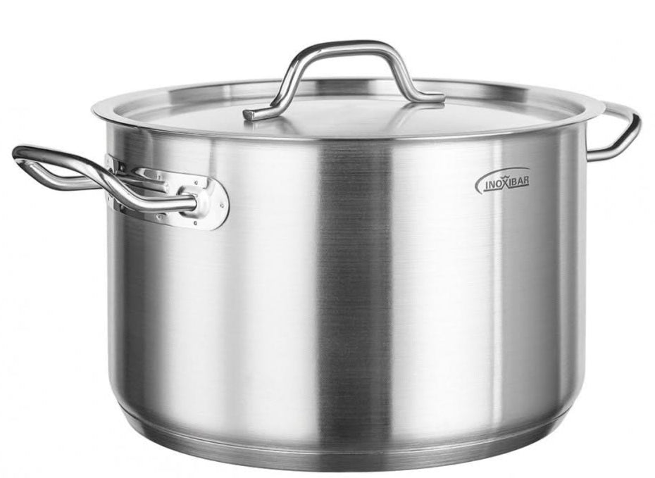 Inoxibar 65627 – braisière traiteur haute Ø28 cm, 11 L avec couvercle