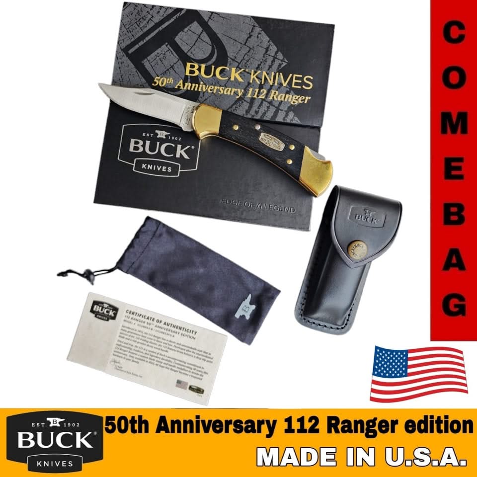 Buck 112BRS3 112 Ranger Edition anniversaire - Coutellerie Marcin