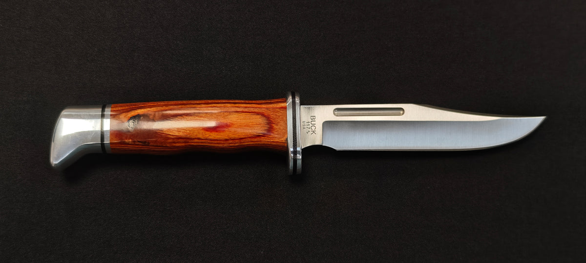 Manche DymaLux Cocobolo du couteau Buck 117 Brahma.