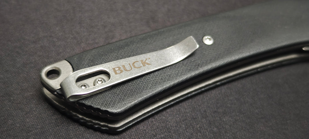 Verrouillage Liner Lock du Buck HiLine XL.