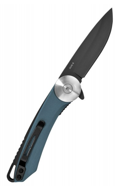 Camillus Cirque – couteau de poche pliant bleu lame Titanium‑coated