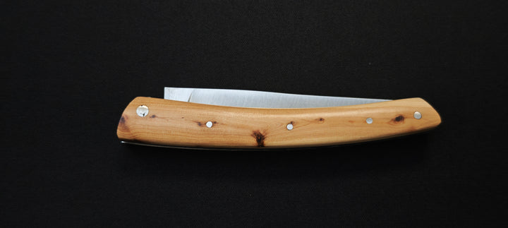 Le Thiers Couteau pliant plein manche Bois genévrier