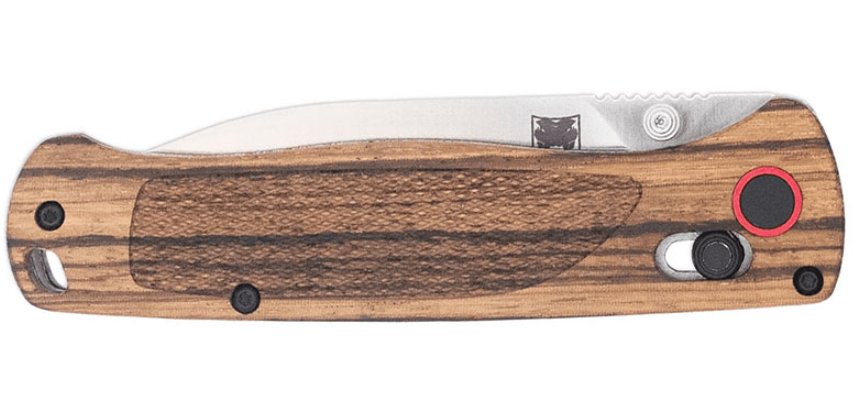 CBZWDBLD - Zebrawood Lame 76mm Manche Zebrawood - Couteau de poche pliant
