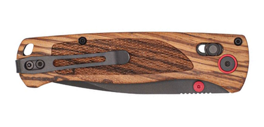 CBZWDBLTBLK - Couteau pliant Lame 76mm Manche Zebrawood