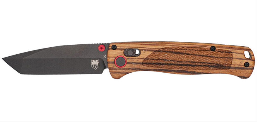 CBZWDBLTBLK - Couteau pliant Lame 76mm Manche Zebrawood