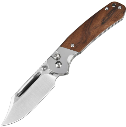 CJRB J1942‑RW – Couteau pliant Pyrite Bowie avec lame AR‑RPM9