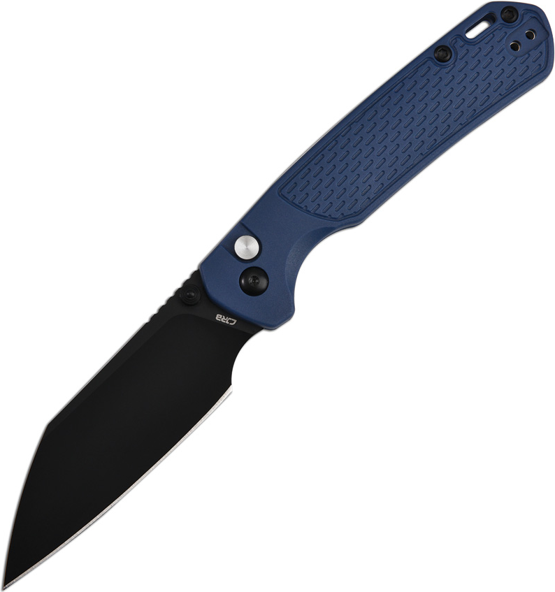CJRB J1945-BBU Pyrite-Light, Bleu FRN, lame noir - Coutellerie Marcin