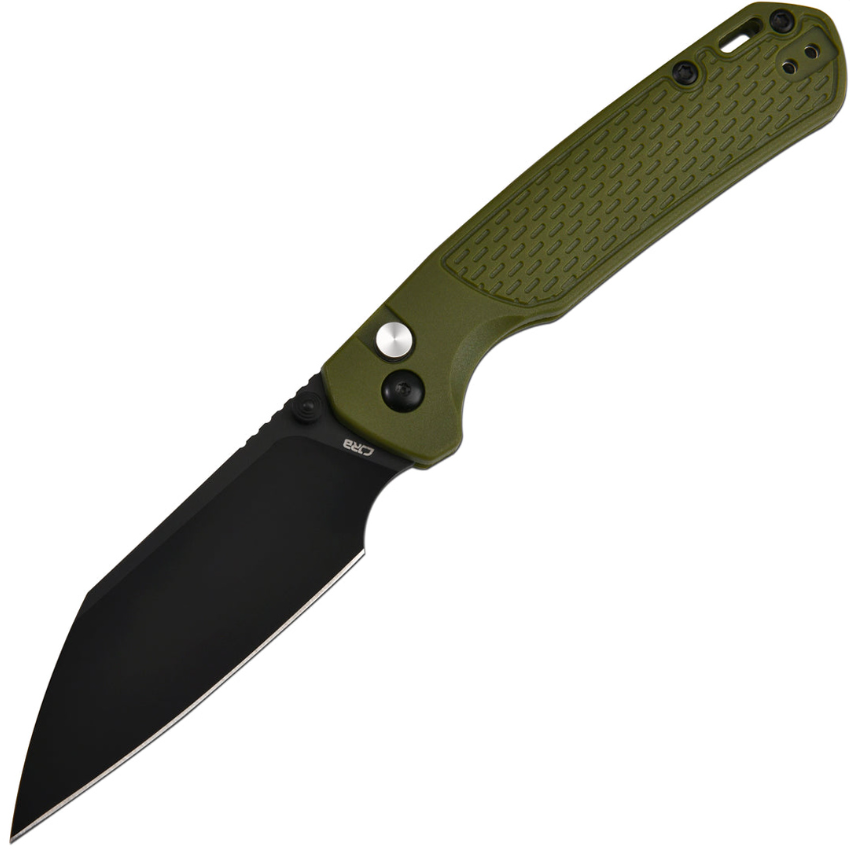 CJRB J1945-BGN Pyrite-Light kaki FRN, lame noir - Coutellerie Marcin
