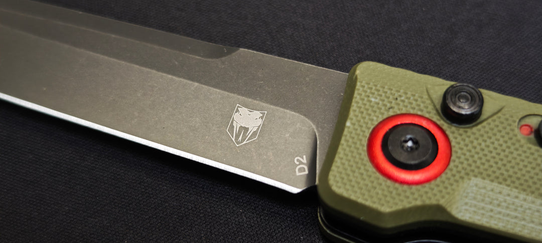 Couteau auto CobraTec Inferno OD  1Green