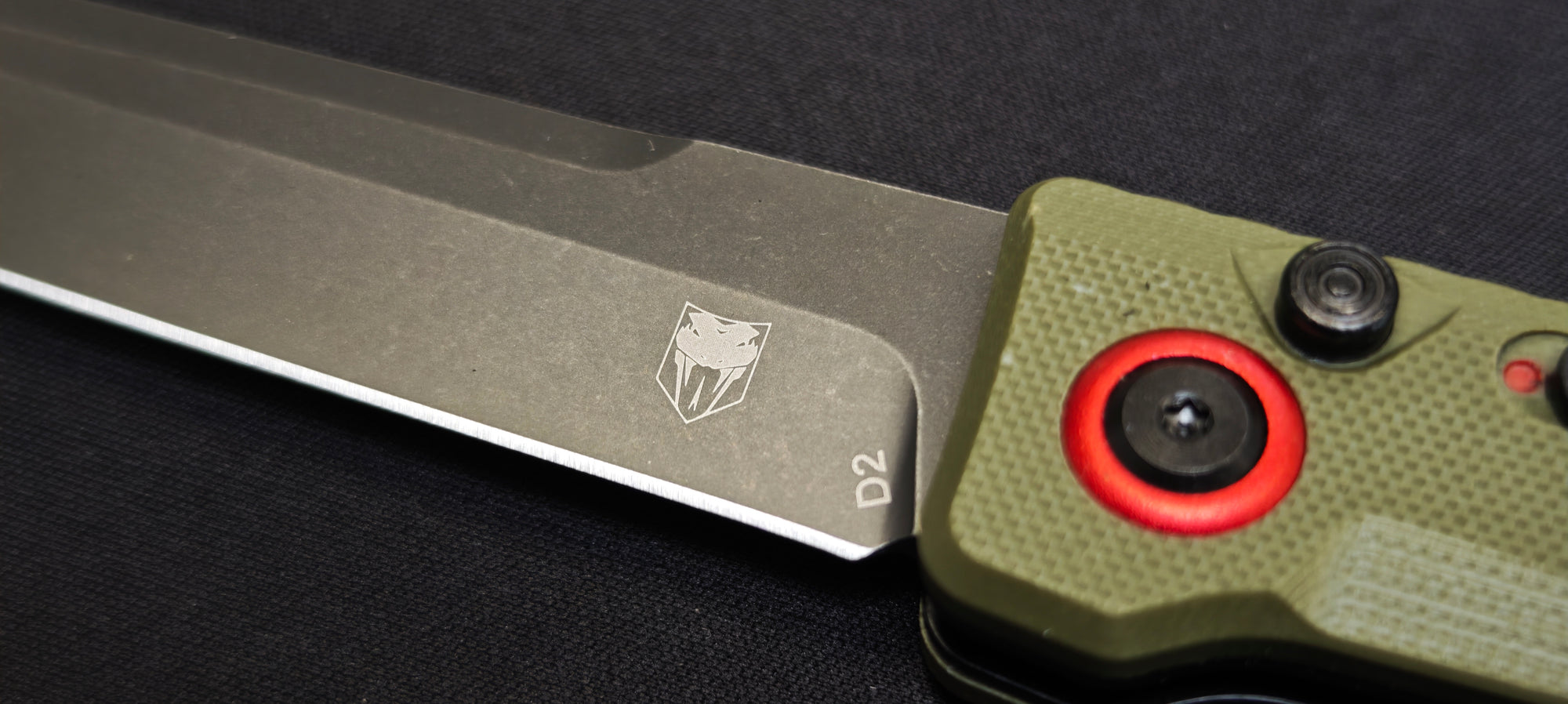 Couteau auto CobraTec Inferno OD  1Green