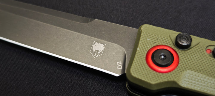 Couteau auto CobraTec Inferno OD  1Green