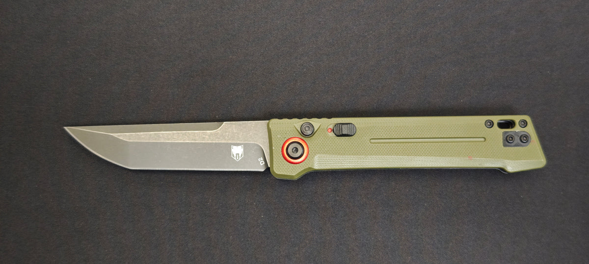 Couteau auto CobraTec Inferno OD Green