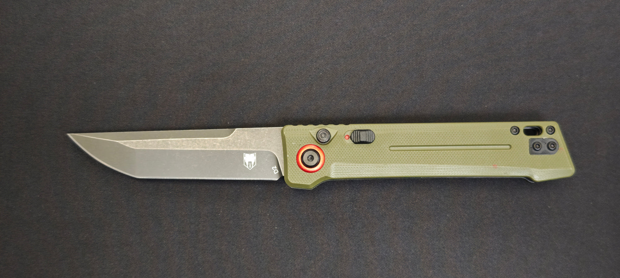 Couteau auto CobraTec Inferno OD Green