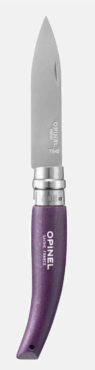 Coffret Opinel comprenant couteau de jardin, serpette-greffoir N°08 et scie N°12.