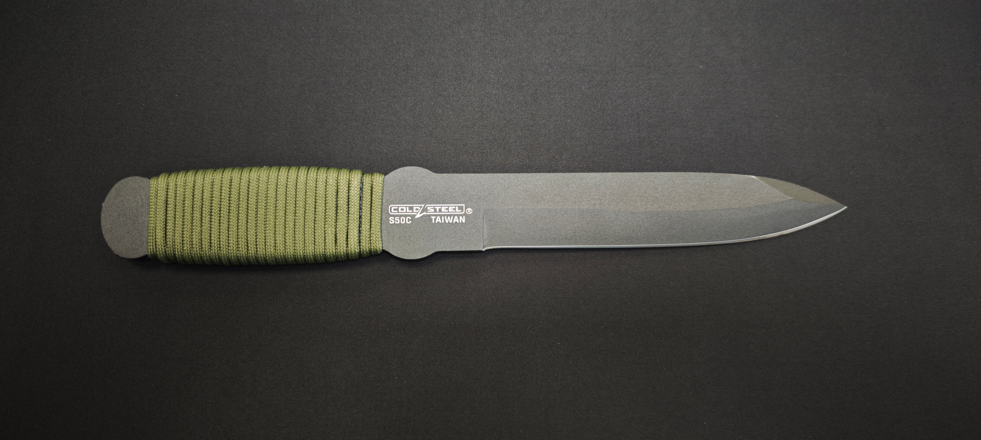 Cold Steel True Flight Thrower 80TFTC – Couteau de Lancer en Acier Carbone avec Fourreau