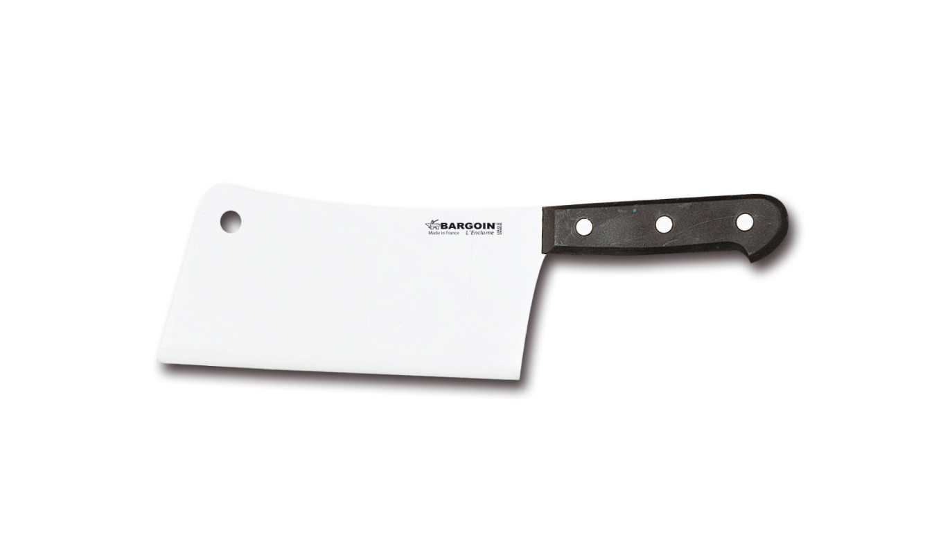 Couperet de cuisine Fischer-Bargoin 19 cm en acier inoxydable fabriqué en France