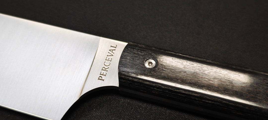 Perceval - Couteau de chef "éminceur" 18cm - manche pakawood | 947