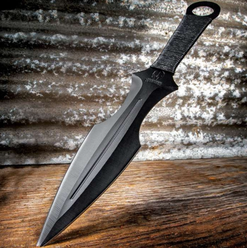 United Cutlery Couteau de lancer Super Spartan – Lame double tranchant 20 cm - Ref UNC4216