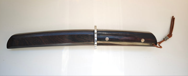 Albainox 32788 Couteau à lame fixe - lame tanto damas 15,5 cm