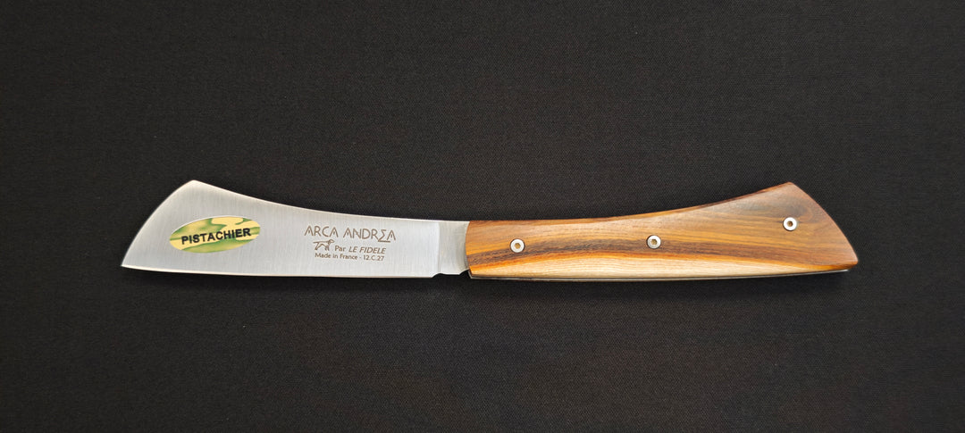 Couteau Arca Andrea – Manche en bois de pistachier – Le Fidèle (Réf. AAPI)