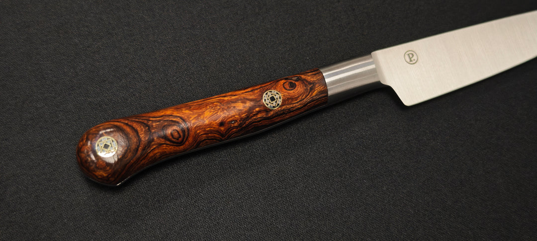 Perceval - Couteau d'office 10cm - Manche forgé bois de fer