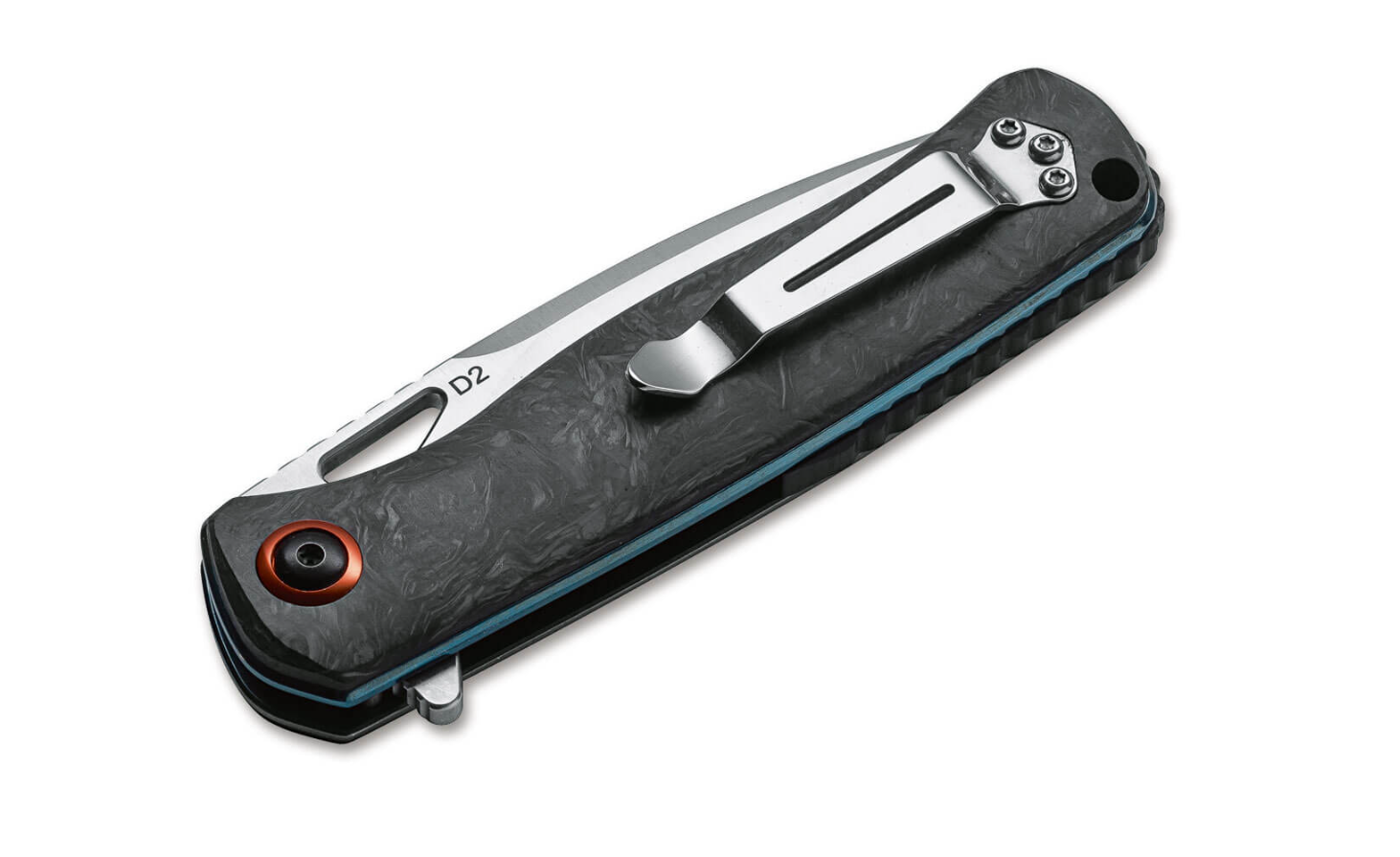 Böker Plus Nebula 01BO319, couteau pliant D2 et carbone