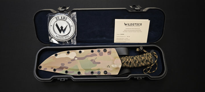Couteau Bowie Collector 20 ans – Wildsteer Edition Limitée - Numéroté : 03/40