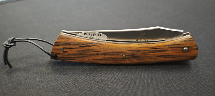 Sauveterre Camembert Couteau de poche pliant en bois de pistachier – Réf. 78109