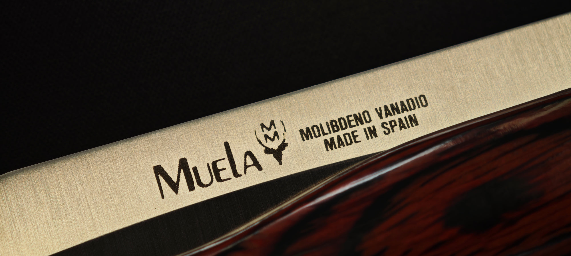 Grande dague pliante Muela fabriquée en Espagne.
