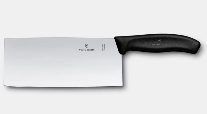 Victorinox 6.8563.18B Swiss Classic – Couteau de chef forme chinoise 18 cm