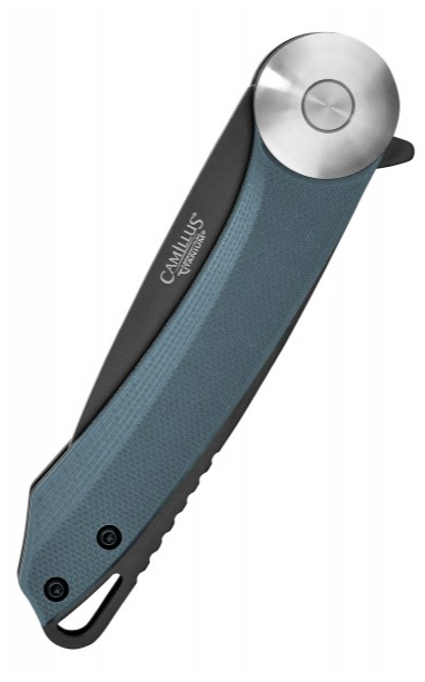 Camillus Cirque – couteau de poche pliant bleu lame Titanium‑coated